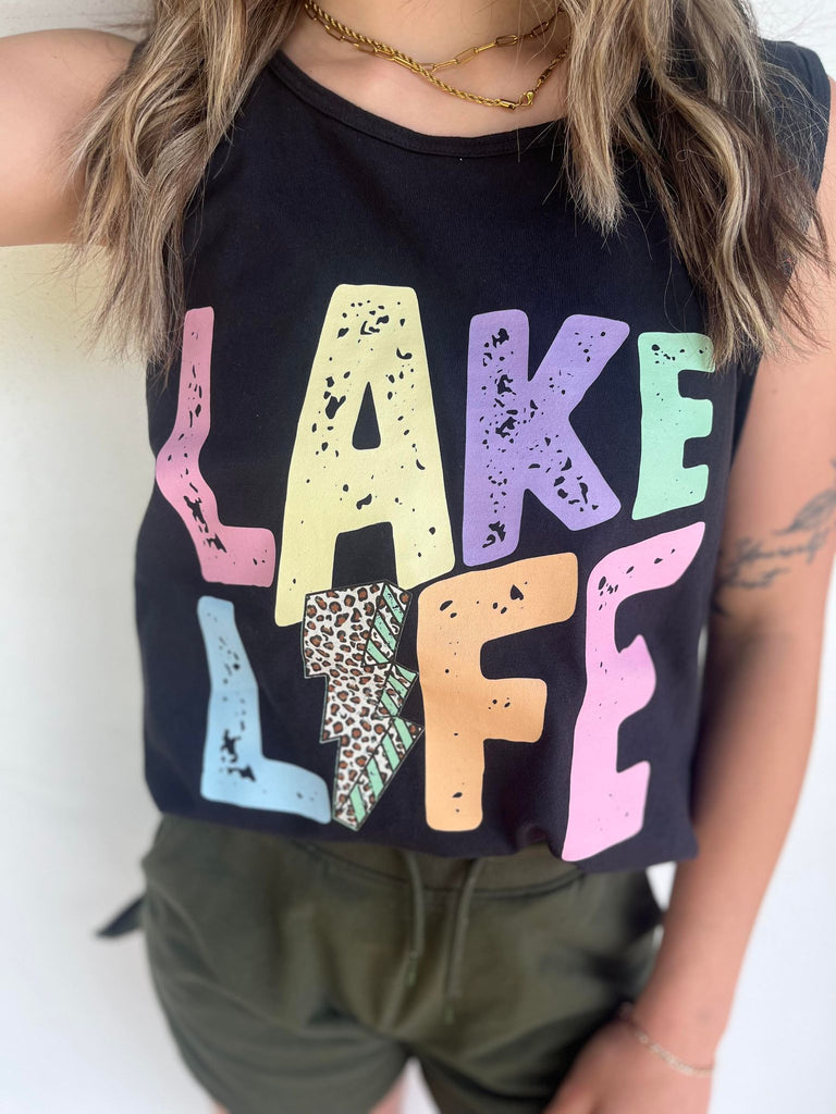 Retro Lake Life Tank-ASK Apparel LLC