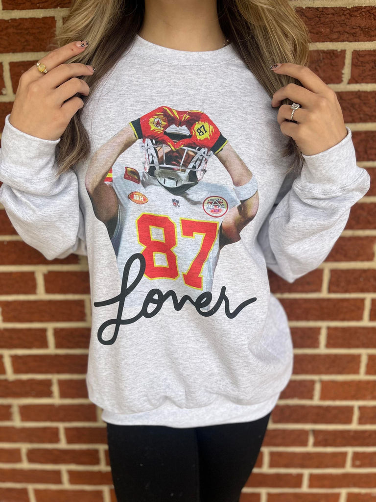 87 Lover Heart Sweatshirt- ASK Apparel LLC