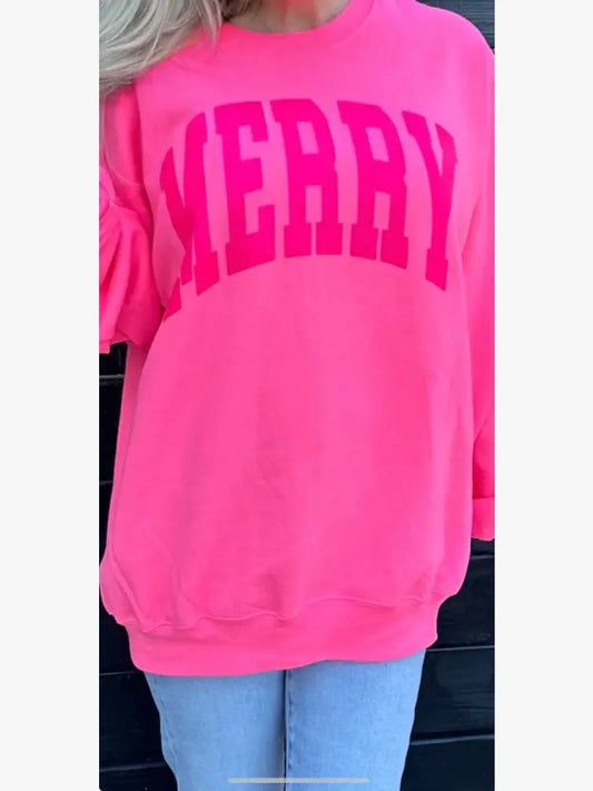 Pink Merry Crewneck