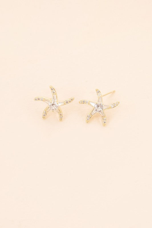 Starfish Stud Earrings