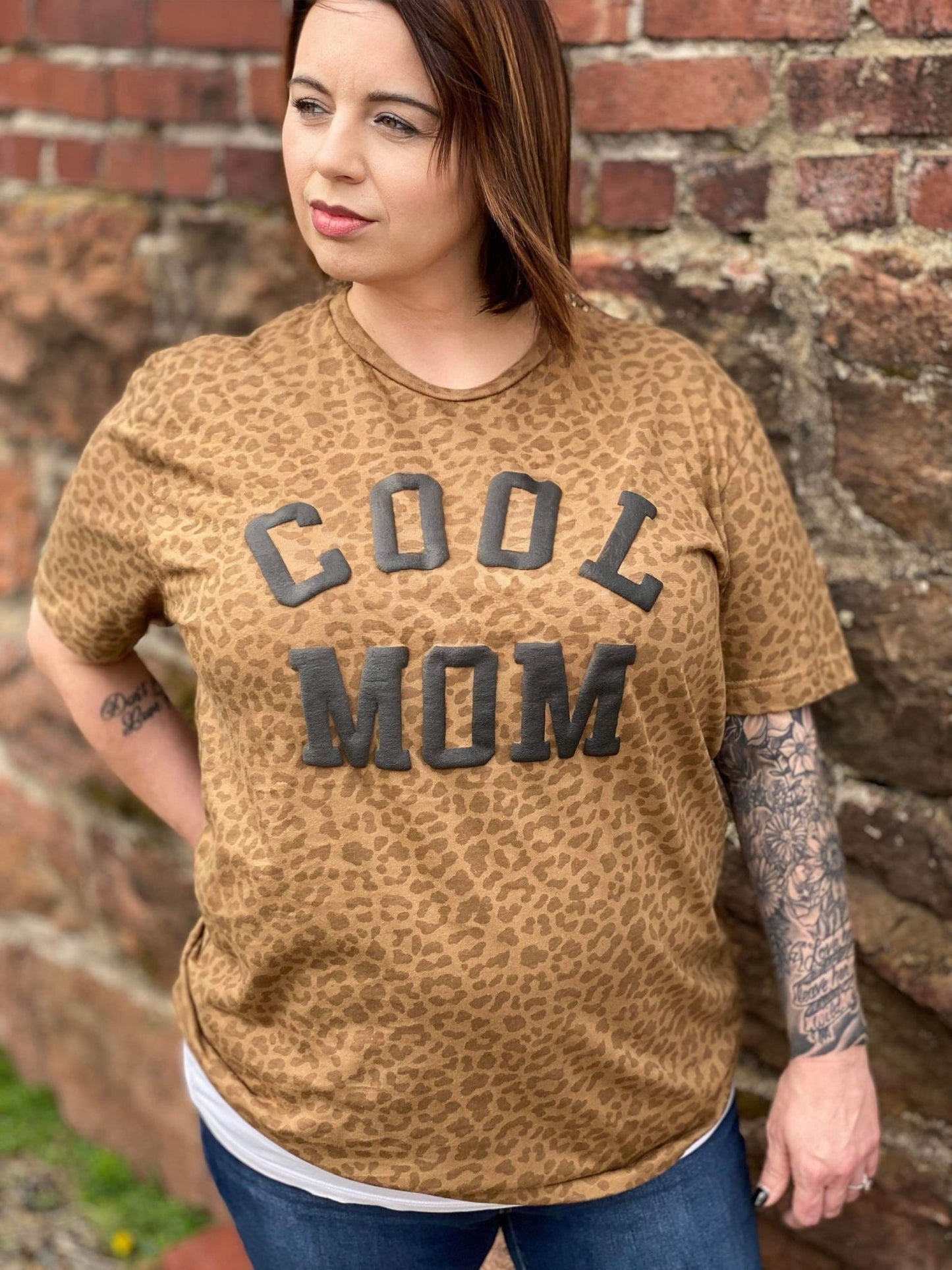 T-shirt léopard Cool Mom