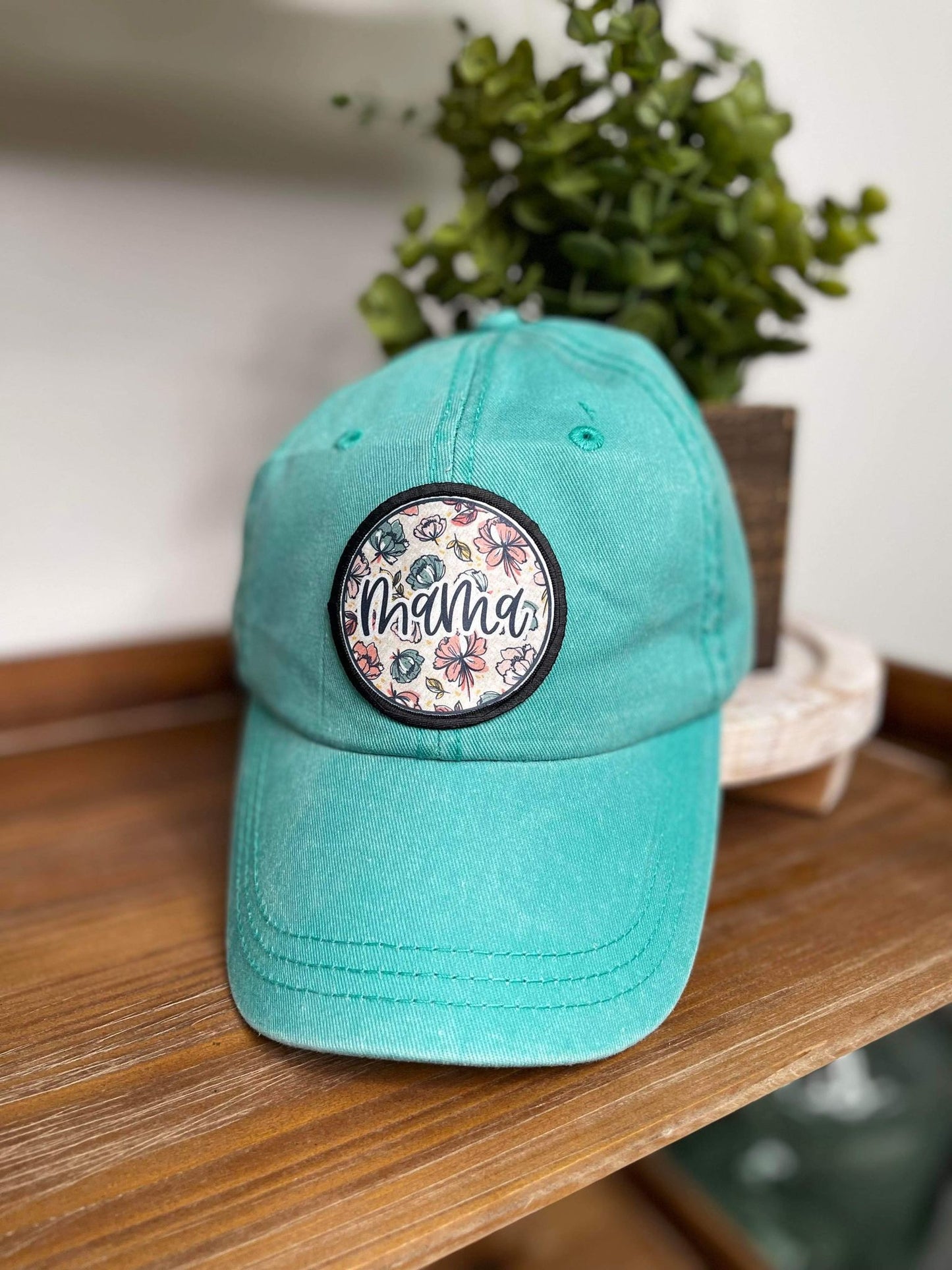 Floral Mama Patch Hat