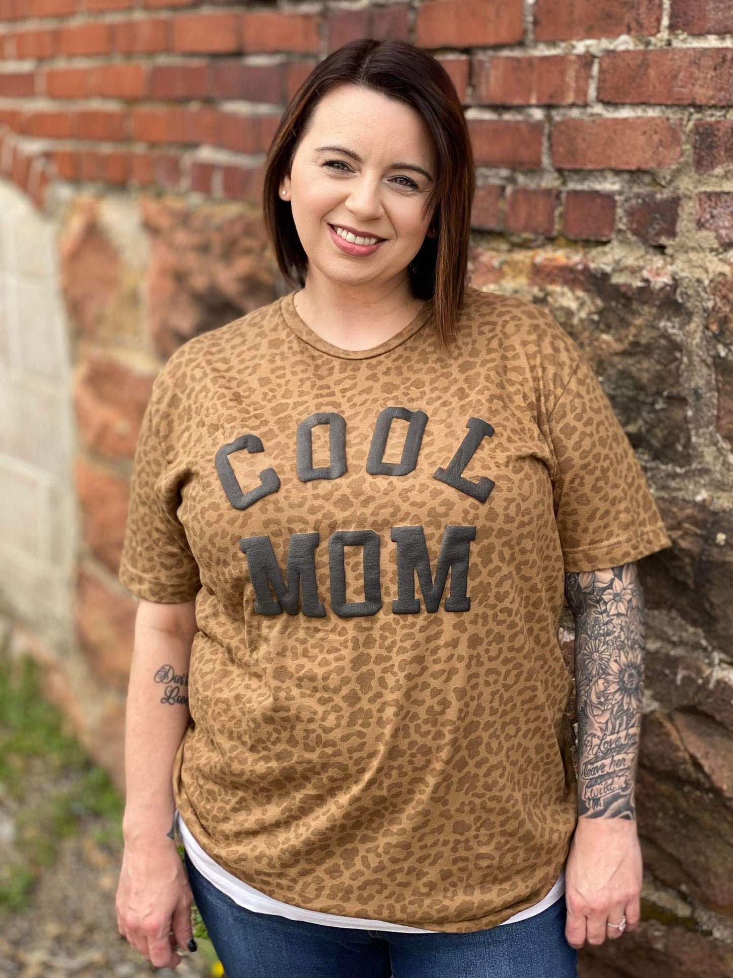 T-shirt léopard Cool Mom