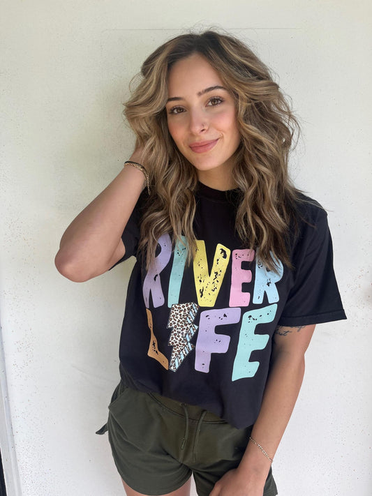 Retro River Life Tee-ASK Apparel LLC 