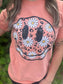 Leopard Smiley Daisy Tee-ASK Apparel LLC