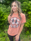 Leopard Smiley Daisy Tee-ASK Apparel LLC