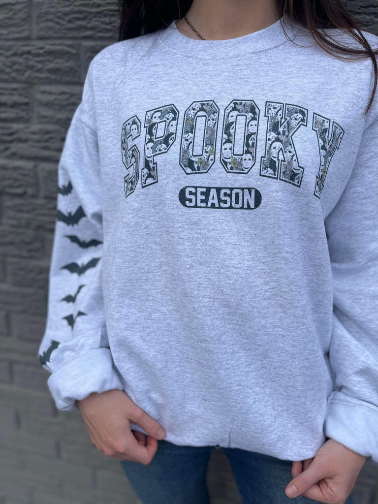 Spooky Season Bat Sweatshirt- ASK Apparel LLC