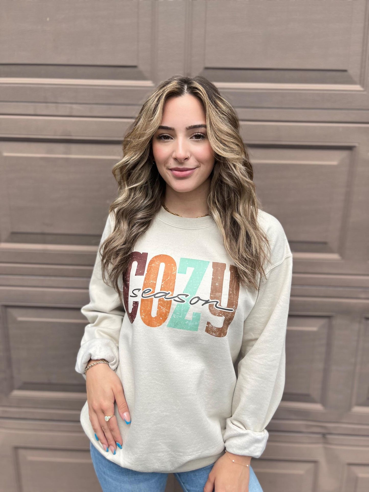 Cozy Season Sweatshirt- ASK Apparel LLC