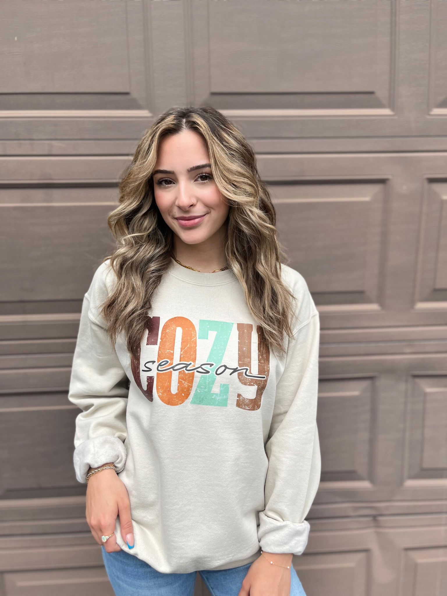 Cozy Season Sweatshirt- ASK Apparel LLC