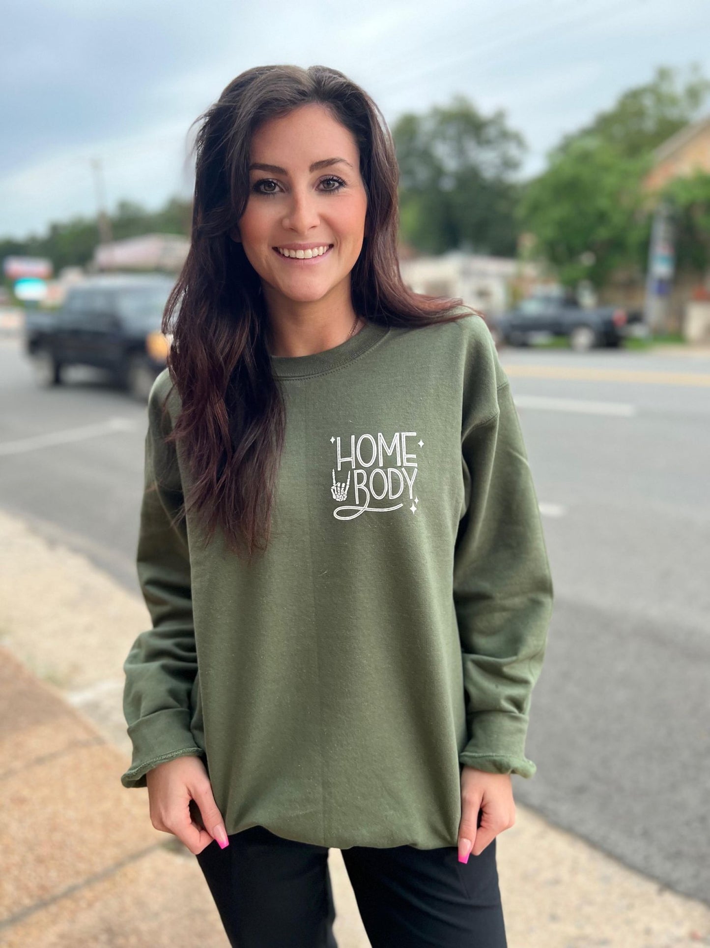 The Homebody Club Sweatshirt- ASK Apparel LLC