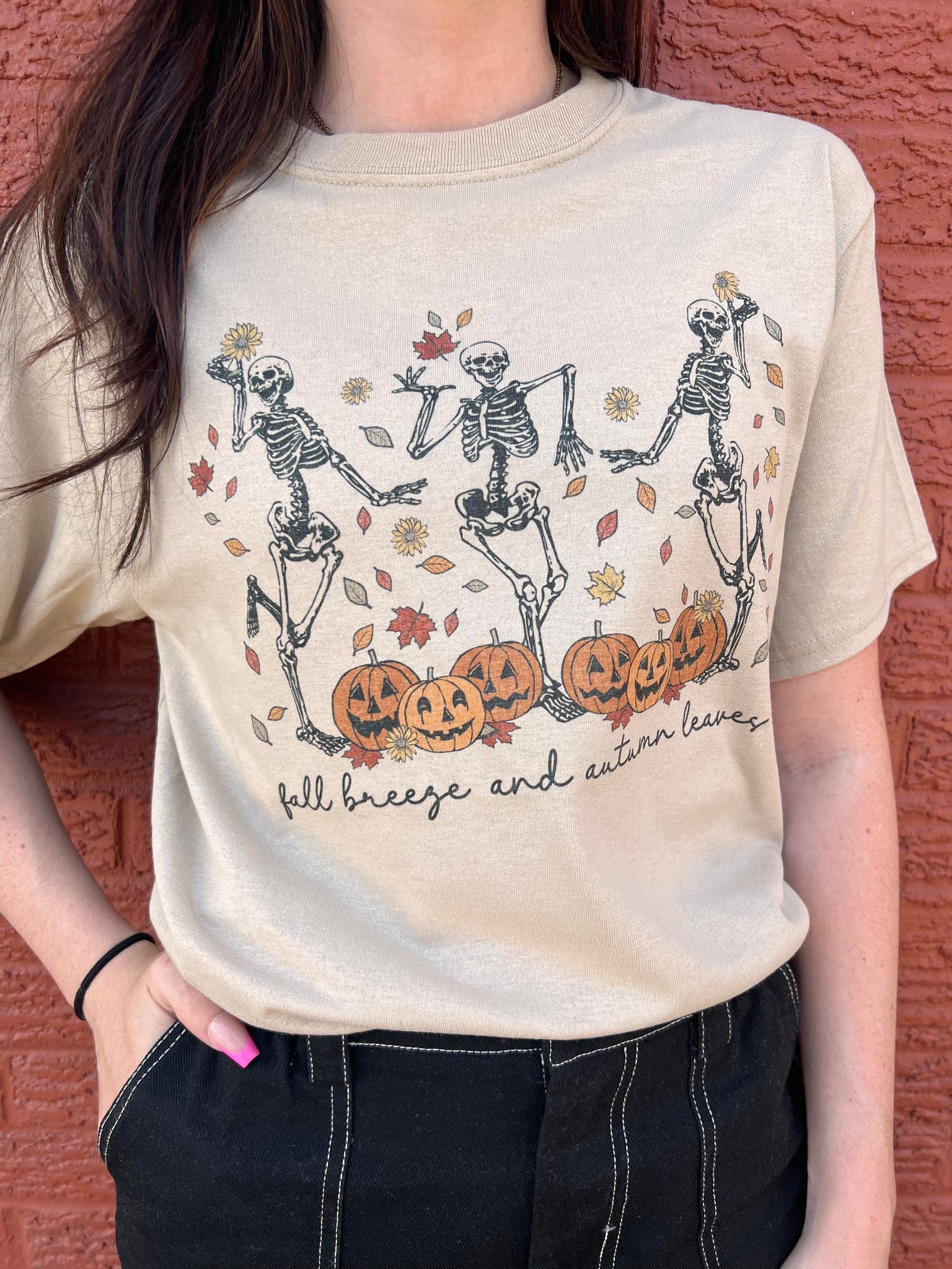 Fall Breeze and Autumn Leaves Tee- ASK Apparel LLC