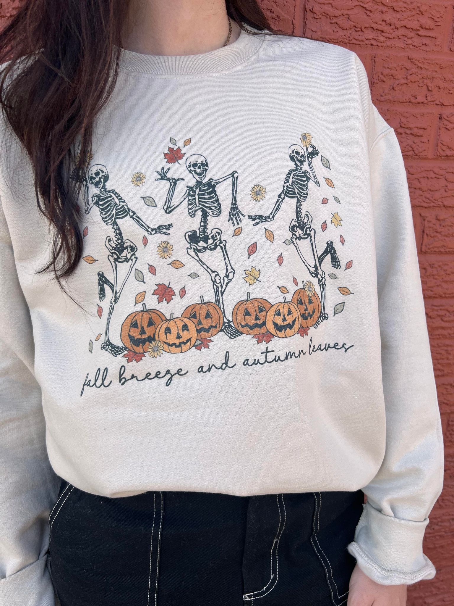 Fall Breeze And Autumn Leaves Sweatshirt- ASK Apparel LLC