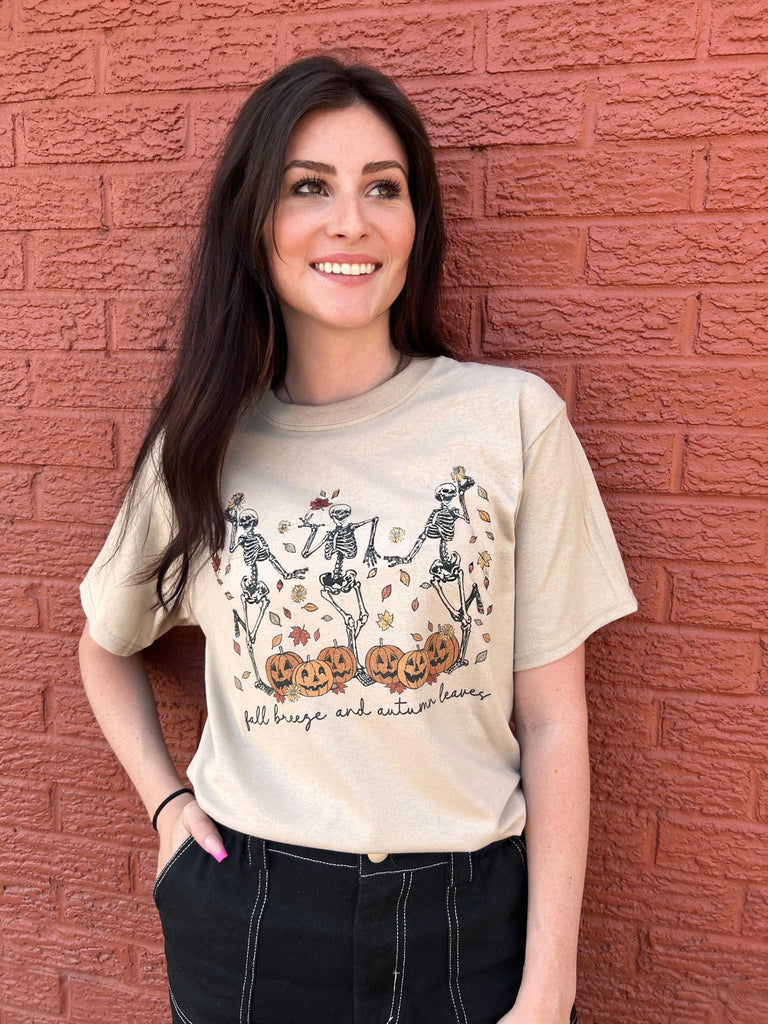 Fall Breeze and Autumn Leaves Tee- ASK Apparel LLC