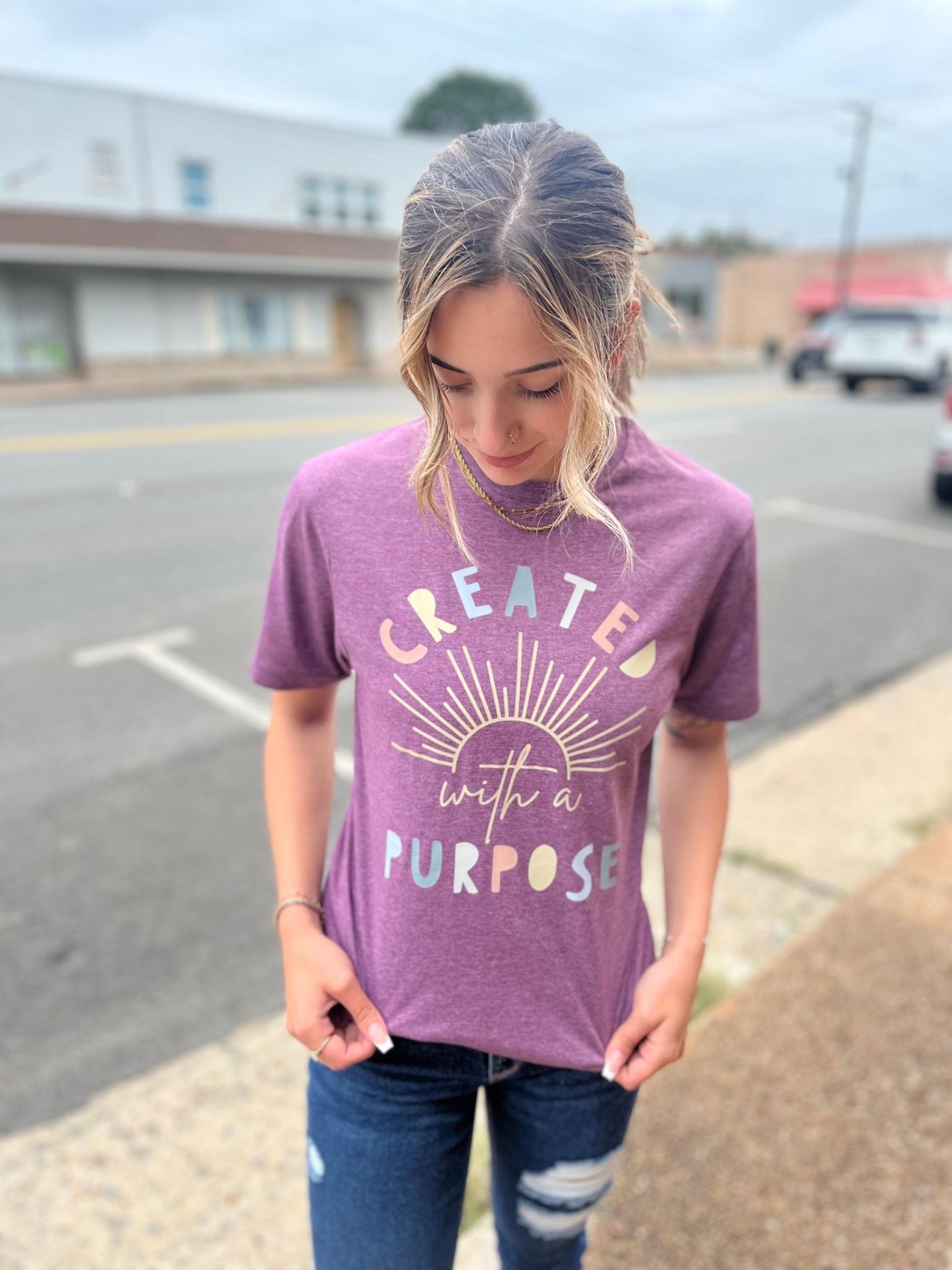 Created With A Purpose Tee- ASK Apparel LLC