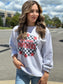 All Star Checkered Mascot Sweatshirt- ASK Apparel LLC