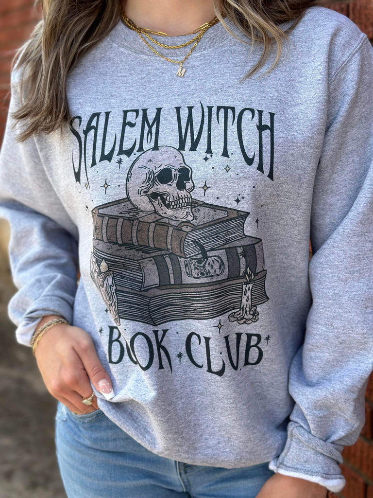 Salem Witch Book Club Sweatshirt-ASK Apparel LLC