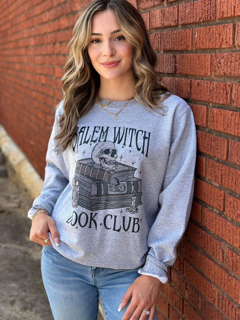 Salem Witch Book Club Sweatshirt-ASK Apparel LLC