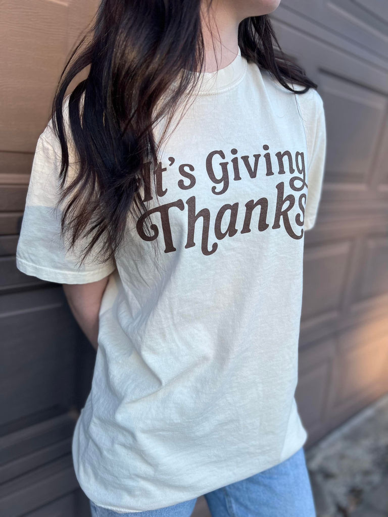 It's Giving Thanks Tee- ASK Apparel LLC