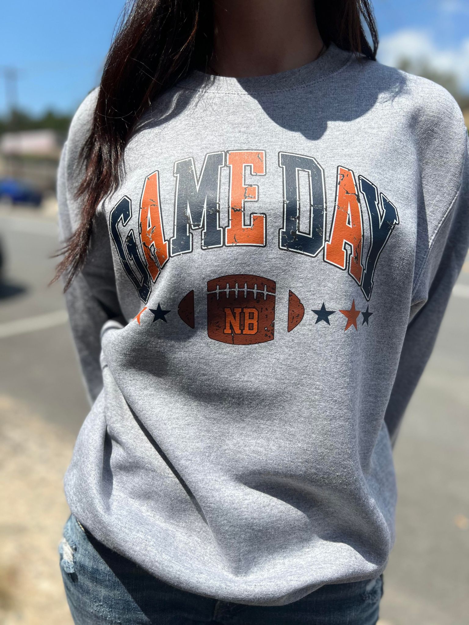 Custom Football Gameday Sweatshirt-ASK Apparel LLC