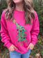 Glitter Christmas Tree Sweatshirt- ASK Apparel LLC