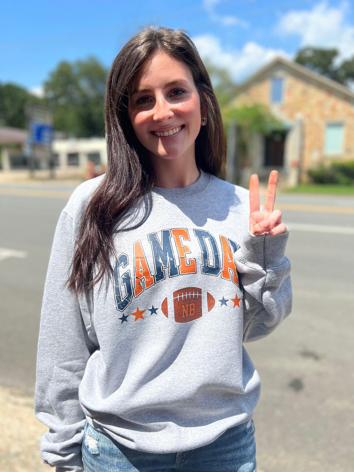 Custom Football Gameday Sweatshirt-ASK Apparel LLC