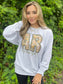 Custom State Flower Patch Sweatshirt- ASK Apparel LLC