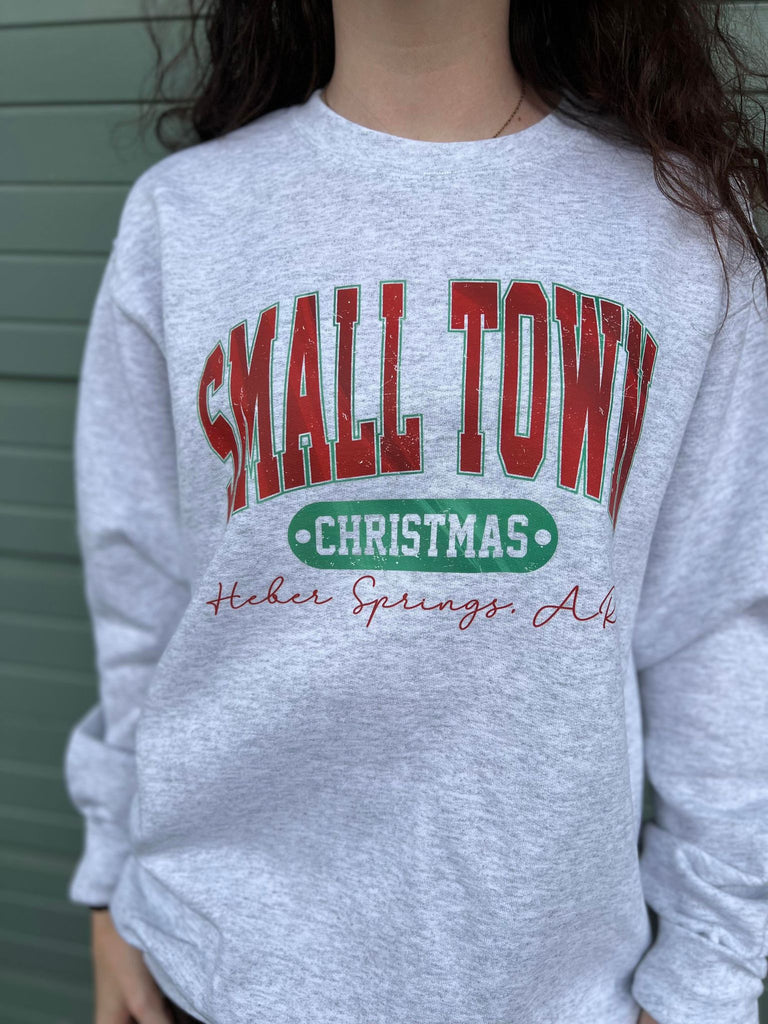 Small Town Christmas Sweatshirt- ASK Apparel LLC