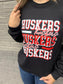 Custom Repeating Layered Mascot Sweatshirt