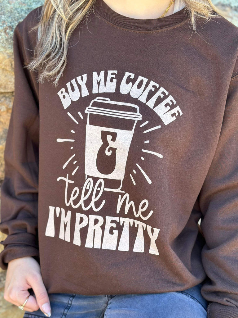 Buy Me Coffee Sweatshirt- ASK Apparel LLC