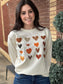 Fall Hearts Long Sleeve Tee- ASK Apparel LLC