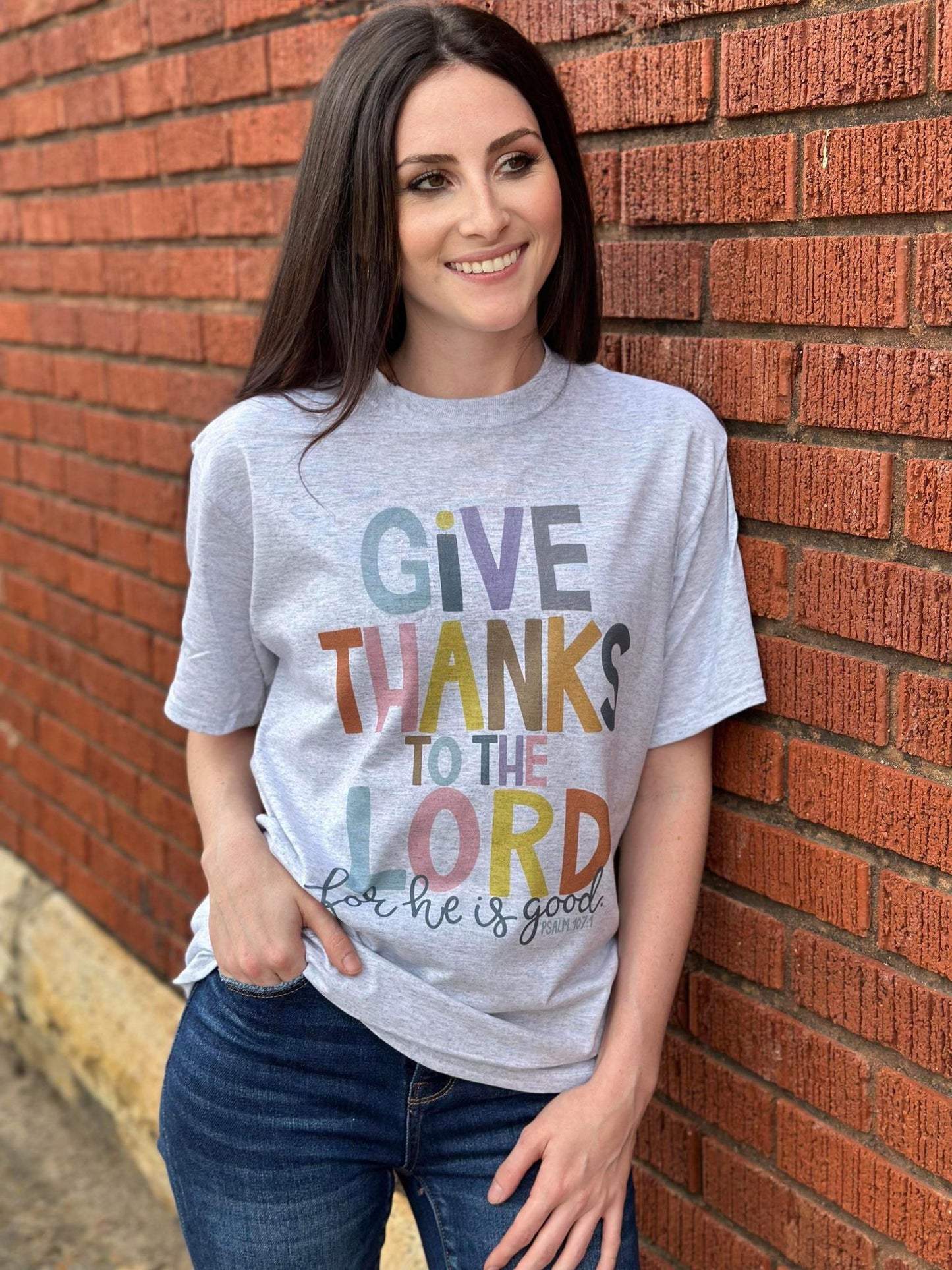 Give Thanks To The Lord Tee- ASK Apparel LLC