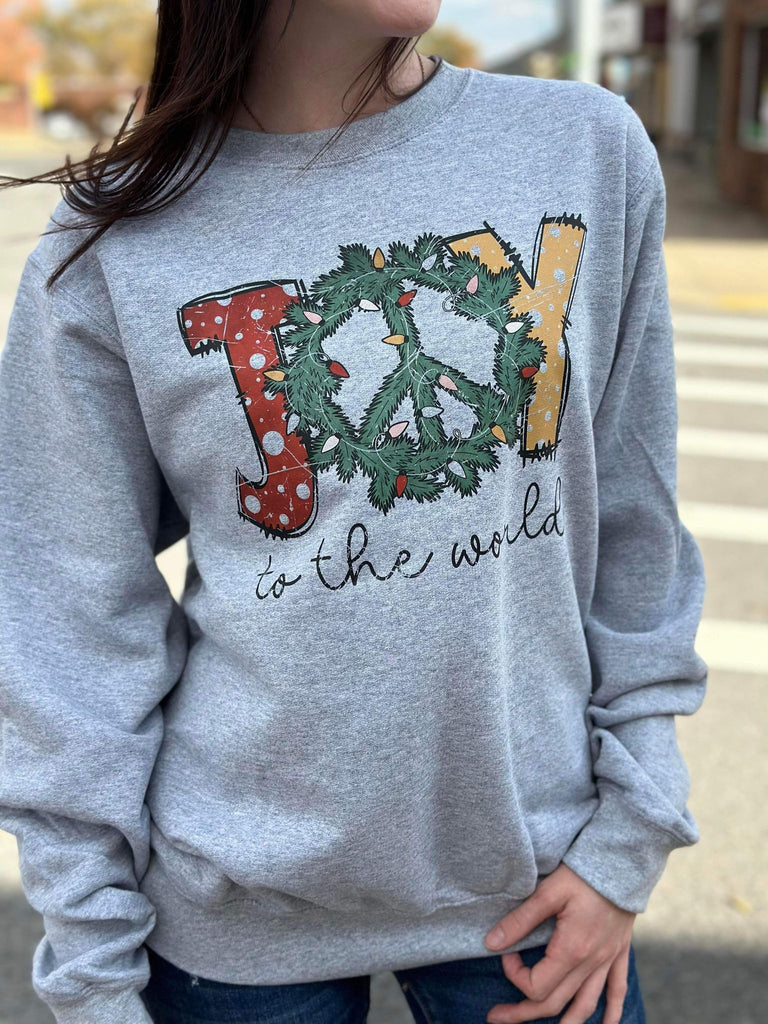 Joy To The World Sweatshirt- ASK Apparel LLC
