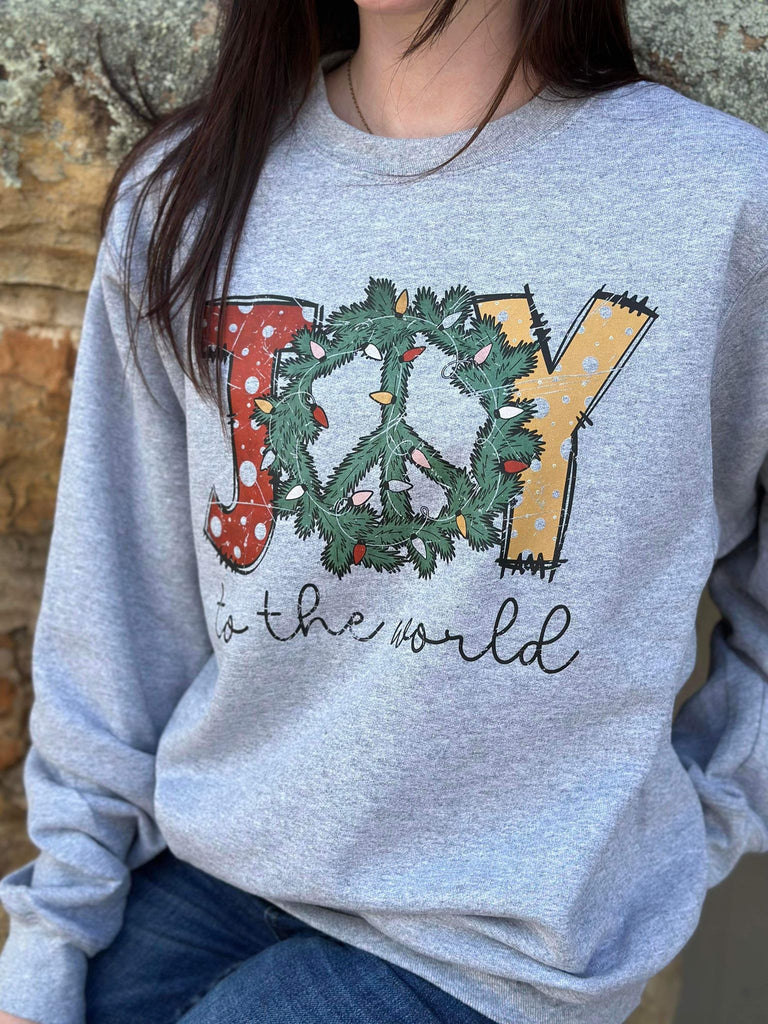 Joy To The World Sweatshirt- ASK Apparel LLC