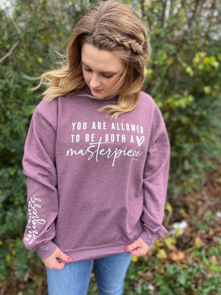 You Are Allowed to Be Sweatshirt- ASK Apparel LLC