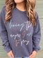 Living The Prayers Sweatshirt- ASK Apparel LLC