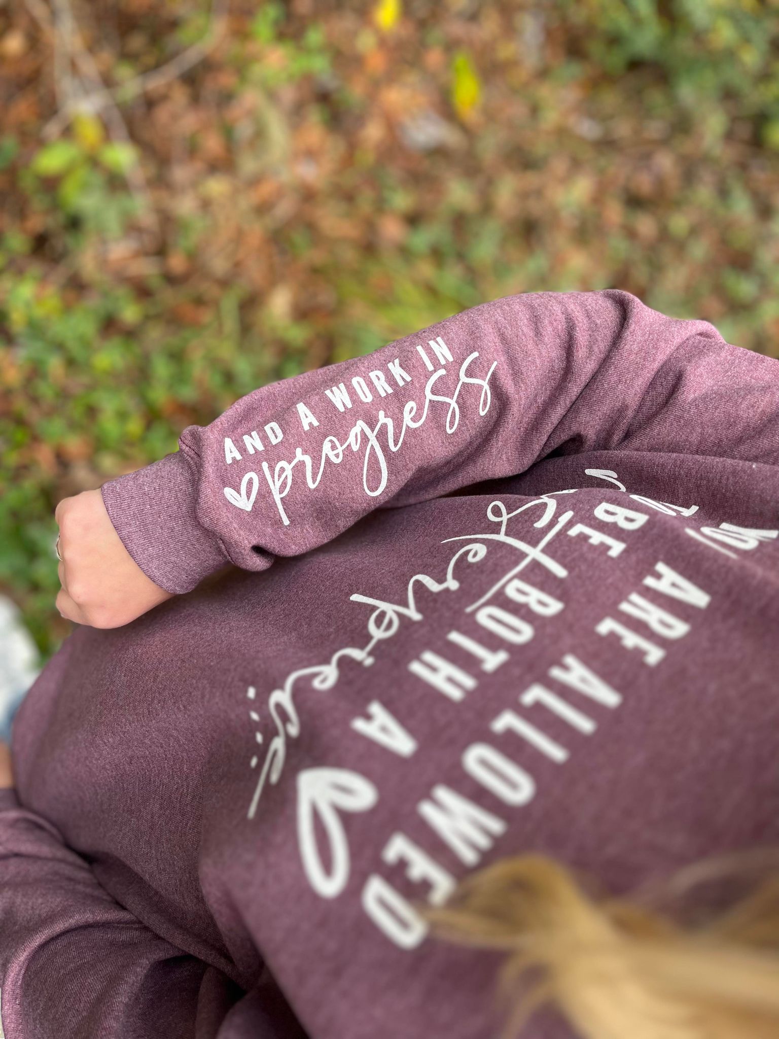 You Are Allowed to Be Sweatshirt- ASK Apparel LLC