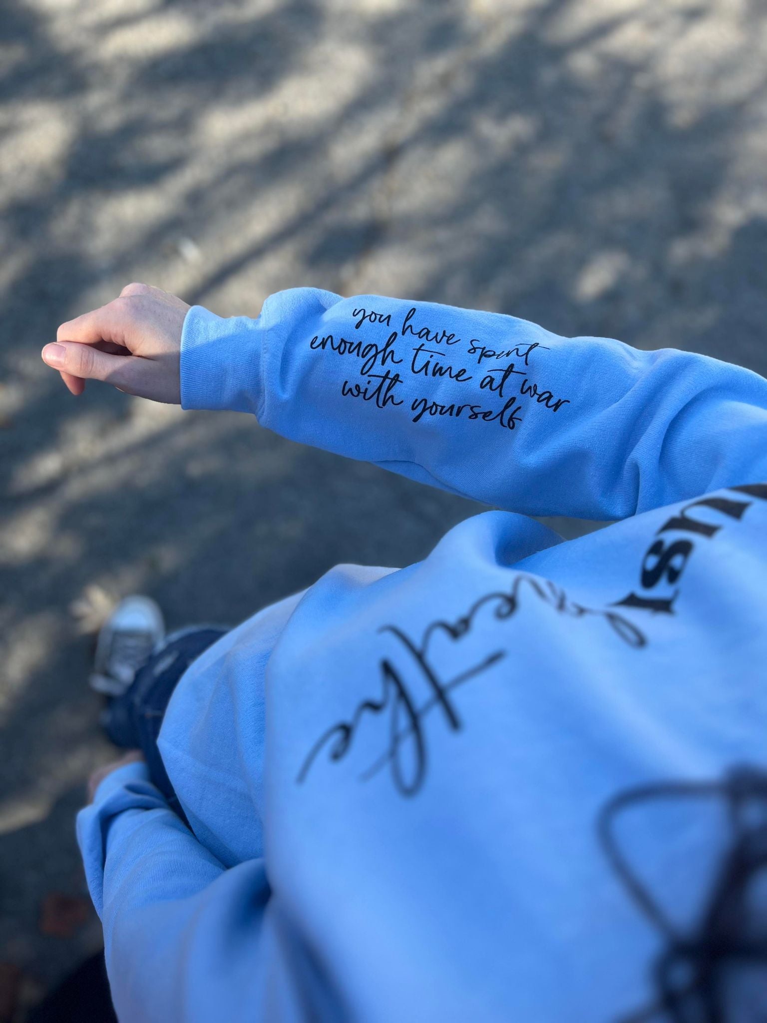 Just Breathe Sweatshirt- ASK Apparel LLC