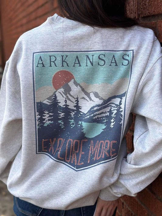 Arkansas Explore More Sweatshirt- ASK Apparel LLC