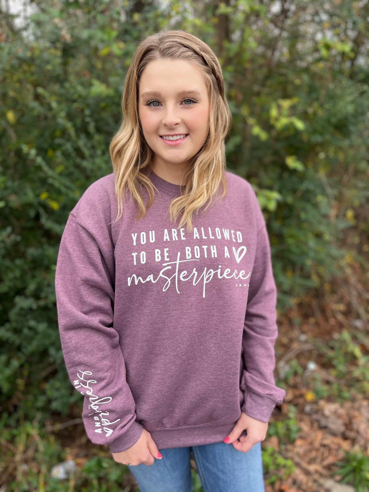 You Are Allowed to Be Sweatshirt- ASK Apparel LLC
