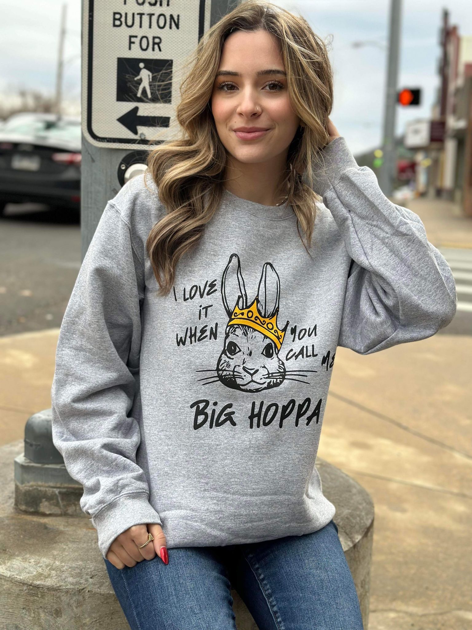 Big Hoppa Sweatshirt- ASK Apparel LLC