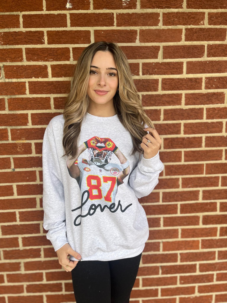 87 Lover Heart Sweatshirt- ASK Apparel LLC