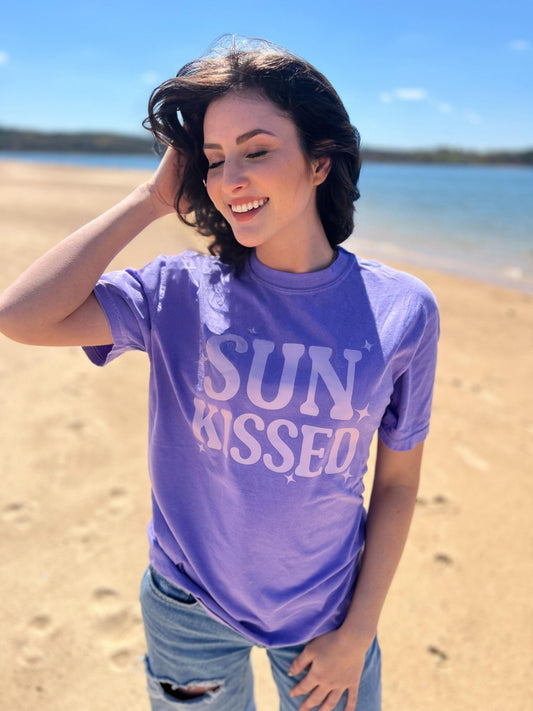 Sunkissed Purple Tee- ASK Apparel LLC