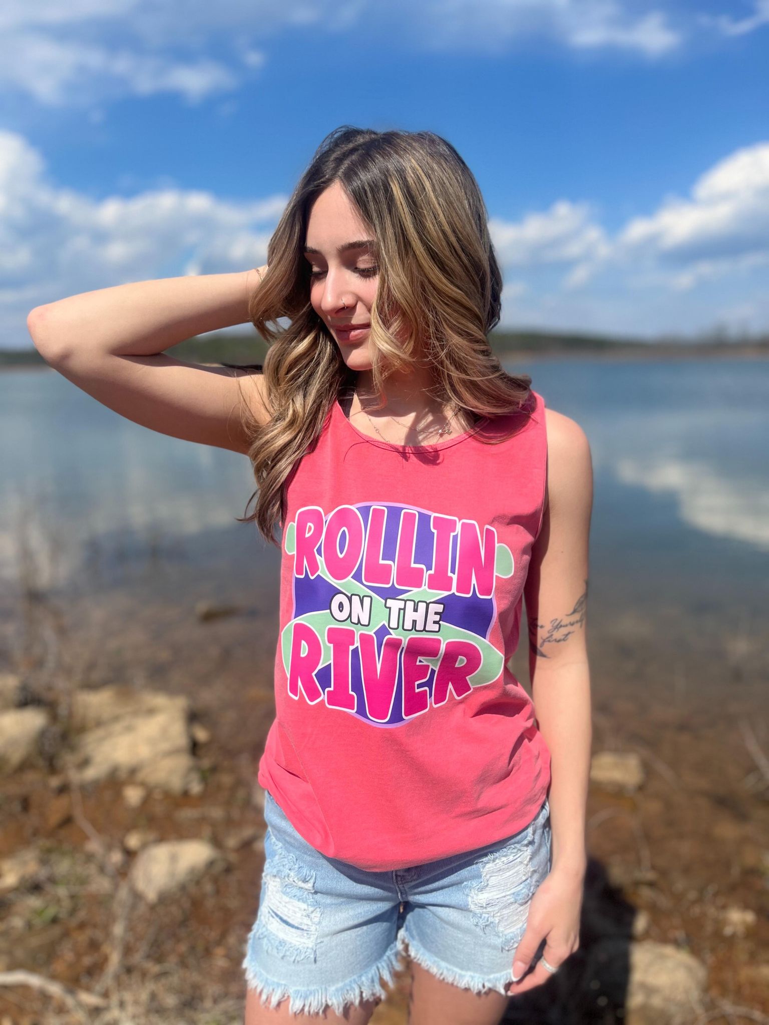 Rollin' on the River Tank- ASK Apparel LLC