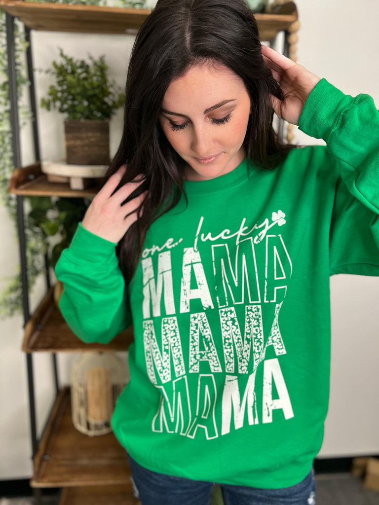Lucky Mama Sweatshirt- ASK Apparel LLC