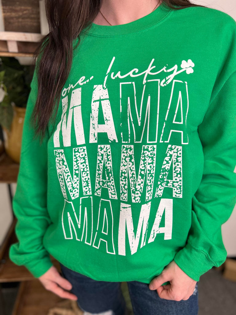 Lucky Mama Sweatshirt- ASK Apparel LLC