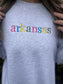 Custom Embroidery State Sweatshirt- ASK Apparel LLC 