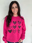 Multi Hearts Sweatshirt