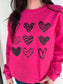 Multi Hearts Sweatshirt