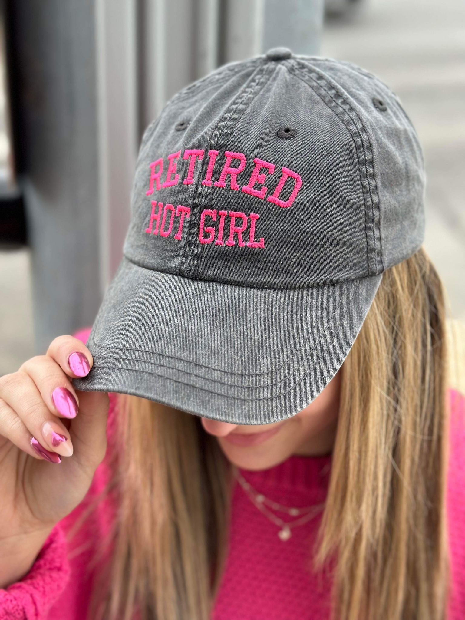 Retired Hot Girl Hat- ASK Apparel LLC