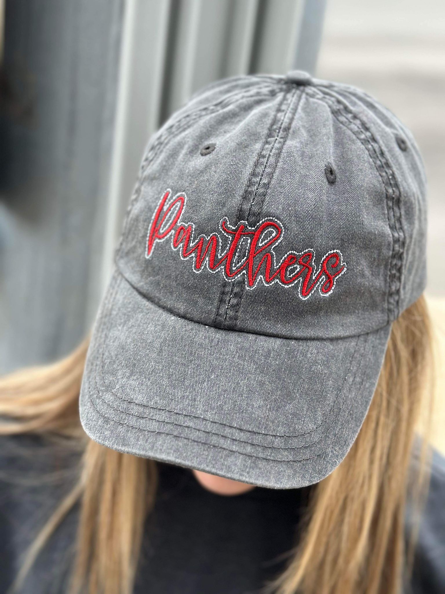 Custom Embroidered Mascot Hat- ASK Apparel LLC